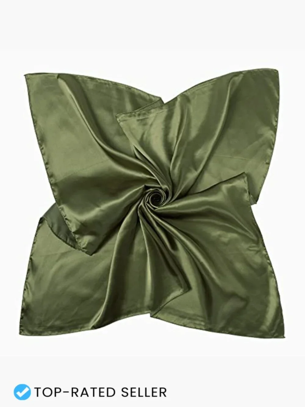 Satin Hair Scarf Square Silk Like Bandana Neck Scarf Headwrap All Season